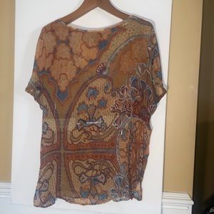Tommy Bahama 100% silk top